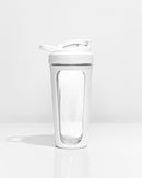 Mammoth MXR shaker bottle in White - front view - Canadian hydration brand