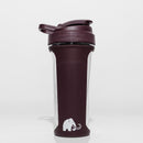 Mammoth MXR shaker bottle in Plum - side view