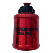 Mammoth Mug 2.5L water bottle in Metallic Red - front view - Canadian hydration brand