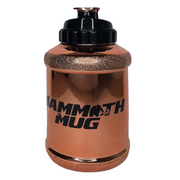 Mammoth Mug 2.5L water bottle in Metallic Rose Gold - front view - Canadian hydration brand