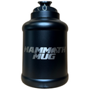 Mammoth Woolly 2.5L insulated water bottle in Matte Black - front view - Canadian hydration brand