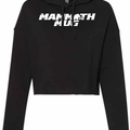 Mammoth Crop Hoodie - Black