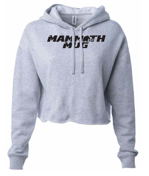 Mammoth Mug hoodie in Grey - front view - Canadian hydration brand