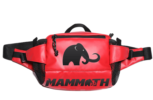 Mammoth Mug hip pack in Red Hip Pack - front view - Canadian hydration brand